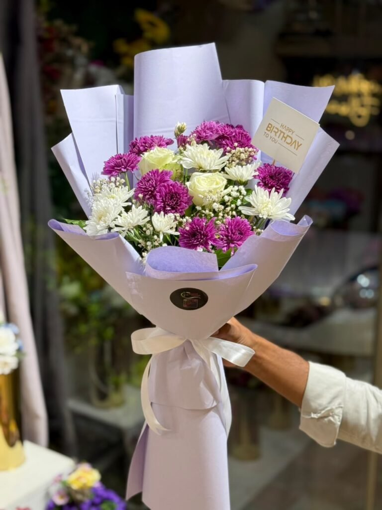 Imported Chrysanthemum & Rose Bouquet