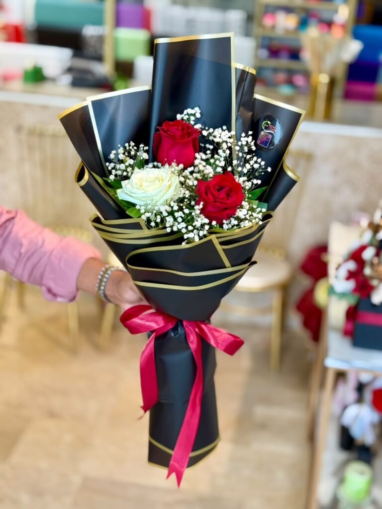 Imported Roses Bouquet — 3 Roses