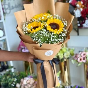 Sunflower Bouquet — 3 Stems