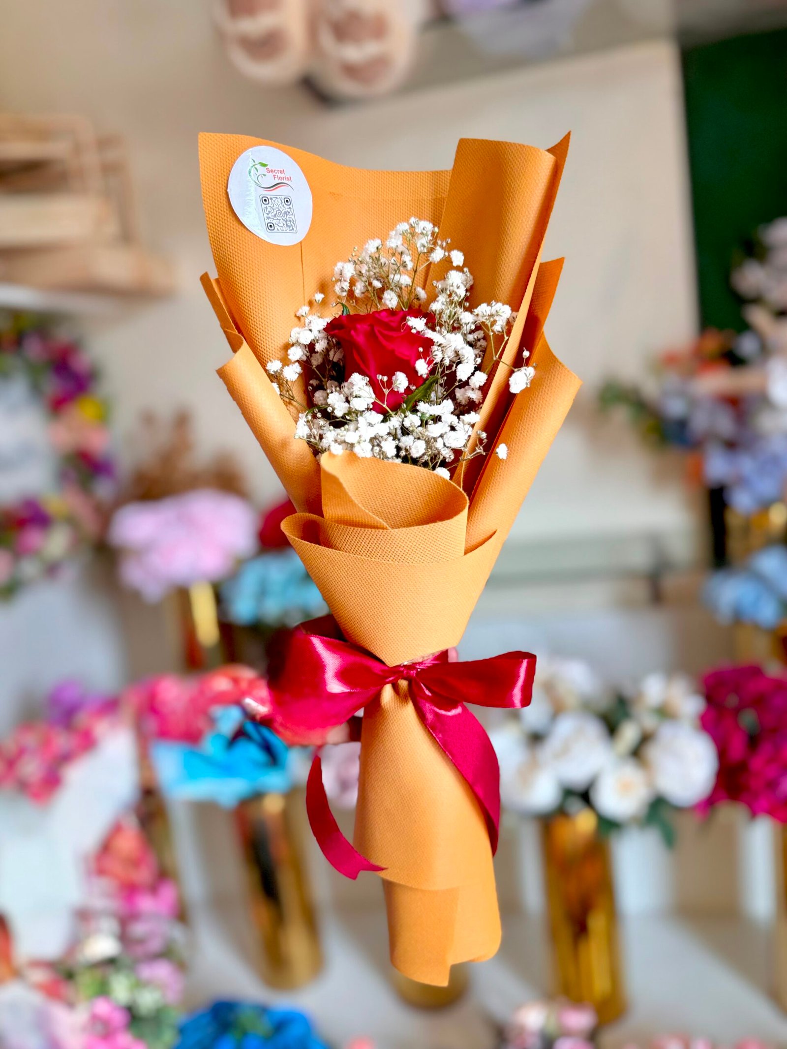 Single Red Rose - Image 1