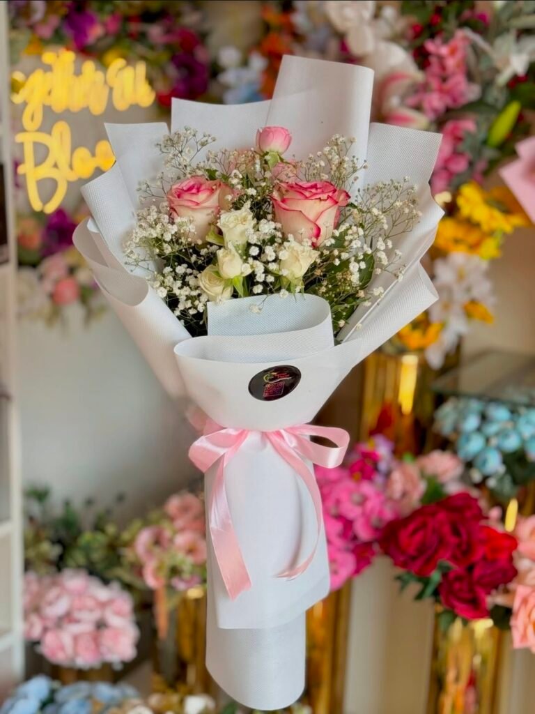 Pink & Spray Rose Blush