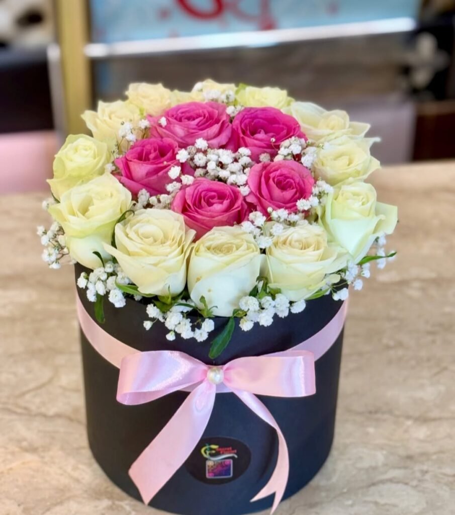 Fresh Rose Flower Box