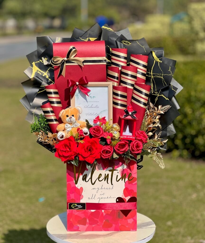 Chocolate, Teddy & Photo Frame Gift Box
