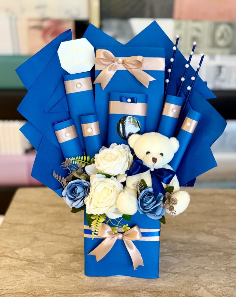 Chocolate, Teddy & Personalised Gift Box