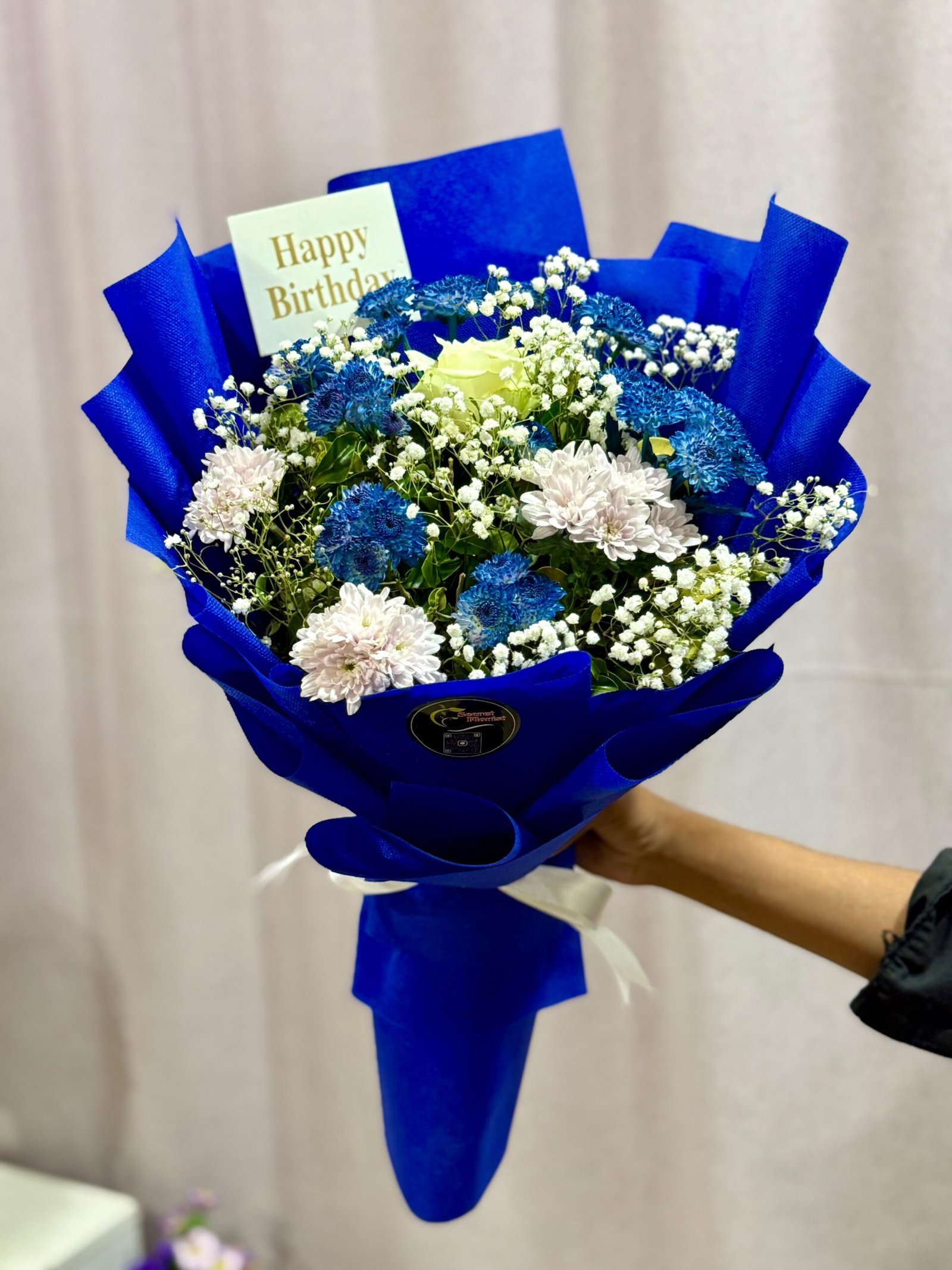 Imported Chrysanthemum & Rose Bouquet - Image 1