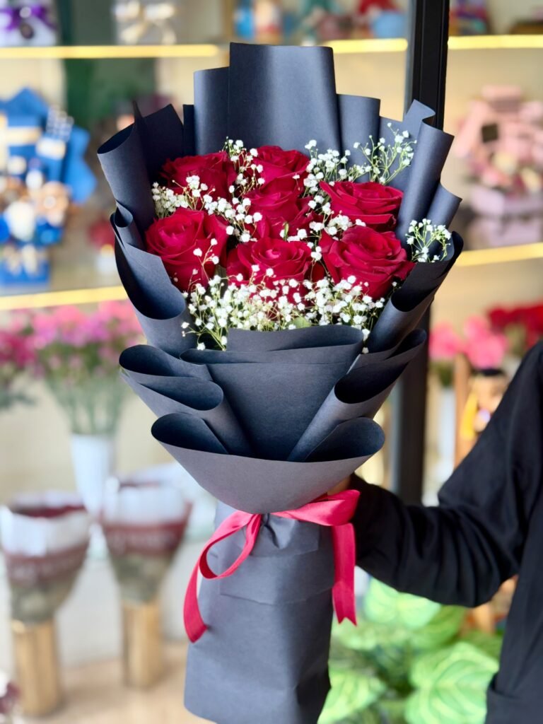 Imported Red Roses Bouquet