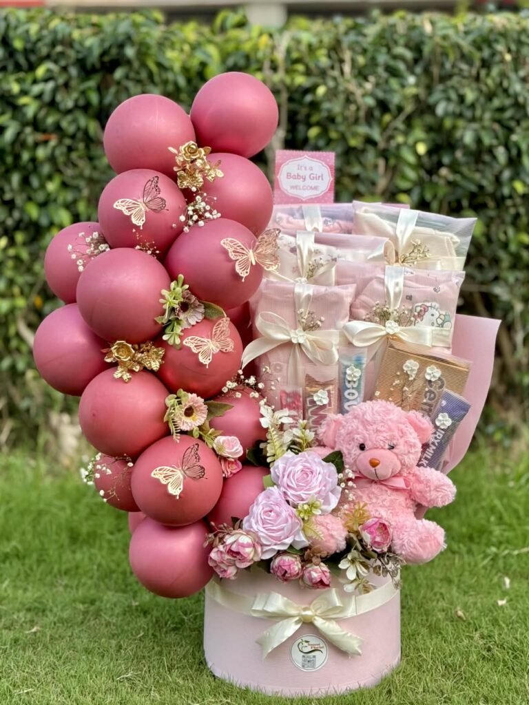 Baby Girl Chocolate & Gifts Box